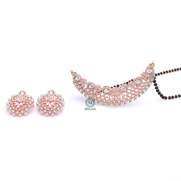 Rima CZ Designer Mangalsutra Set
