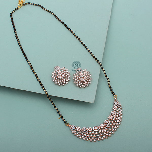 Rima CZ Designer Mangalsutra Set
