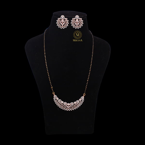 Rima CZ Designer Mangalsutra Set