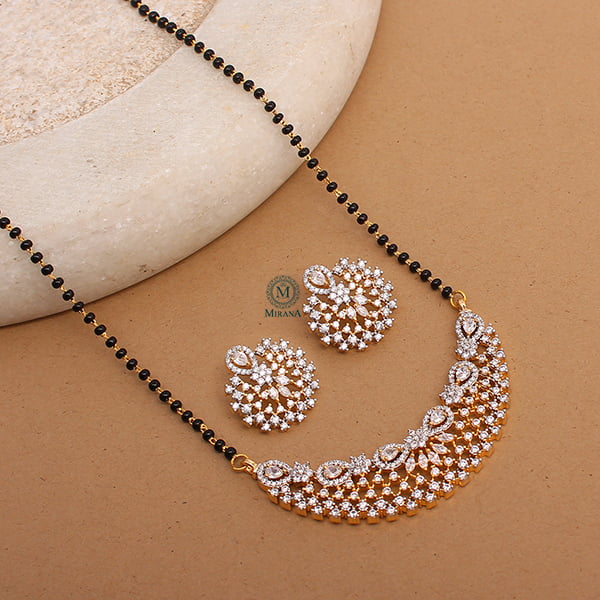 Rima CZ Designer Mangalsutra Set