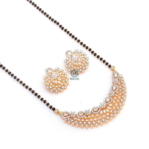 Rima CZ Designer Mangalsutra Set