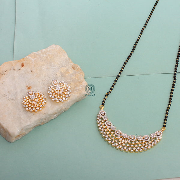 Rima CZ Designer Mangalsutra Set