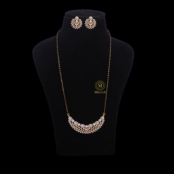 Rima CZ Designer Mangalsutra Set