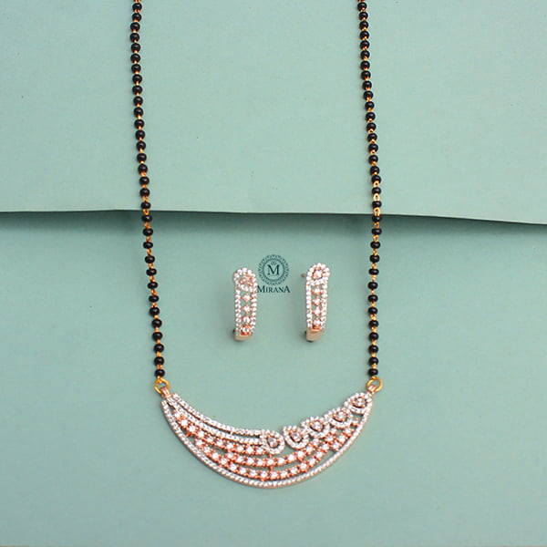 Fevie CZ Designer Mangalsutra Set