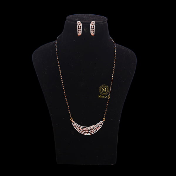 Fevie CZ Designer Mangalsutra Set