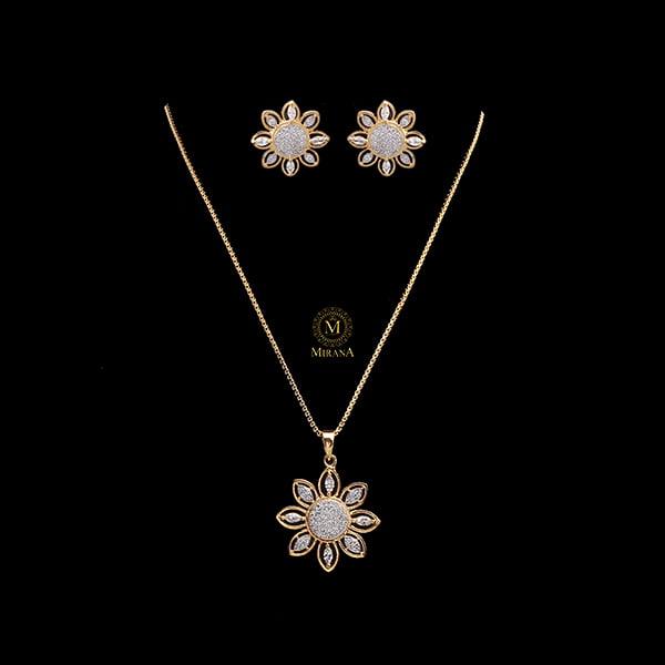 Winnie CZ Designer Pendant Set