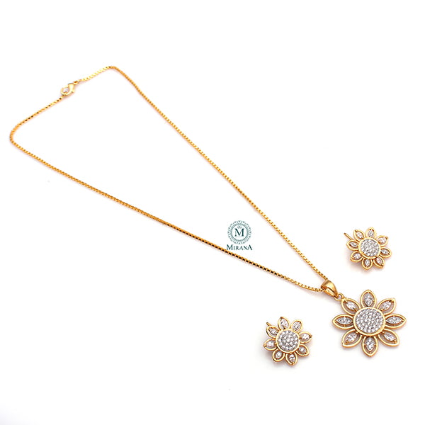 Winnie CZ Designer Pendant Set