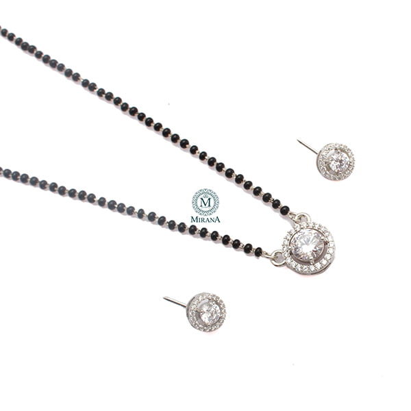 Rennie 925 Silver Designer Mangalsutra Set