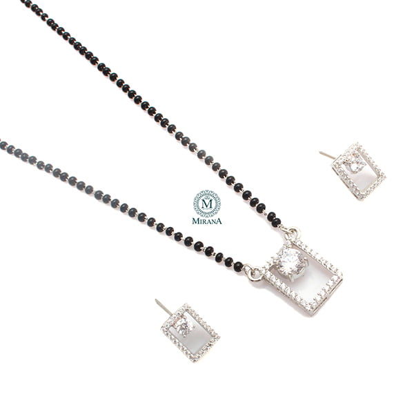 Willa 925 Silver Designer Mangalsutra Set