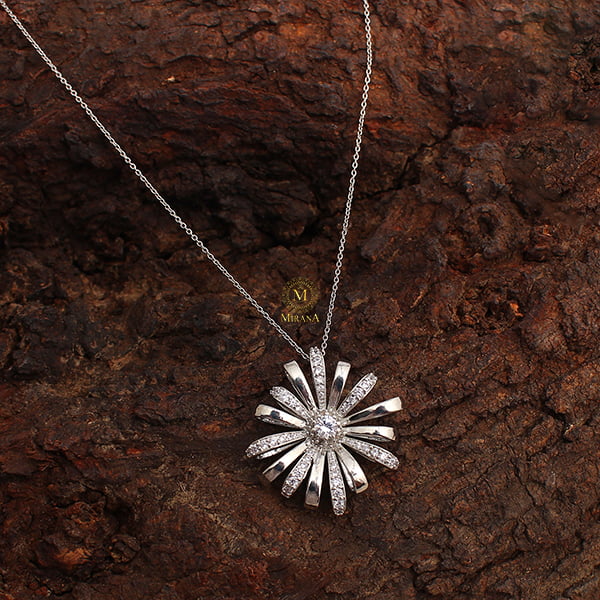 Zuri 925 Pure Silver Designer Pendant