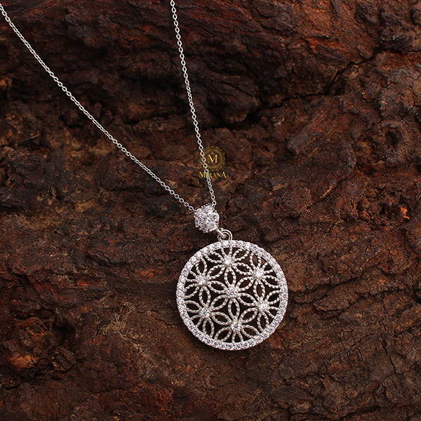 Shion 925 Pure Silver Designer Pendant