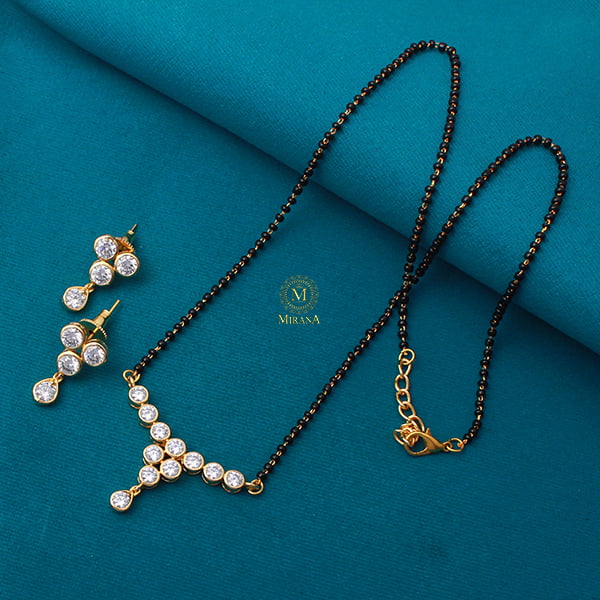 Helena CZ Designer Mangalsutra Set