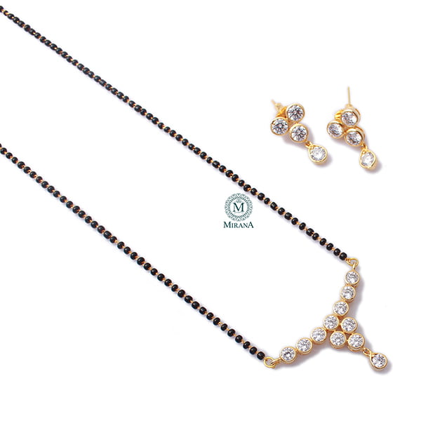 Helena CZ Designer Mangalsutra Set