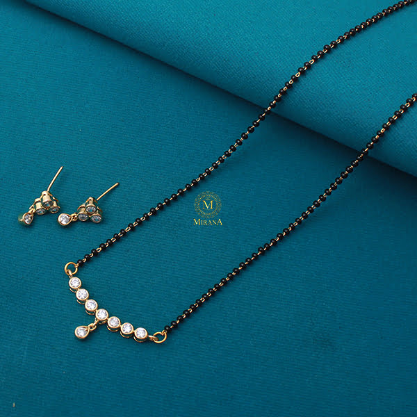 Sasha CZ Designer Mangalsutra Set