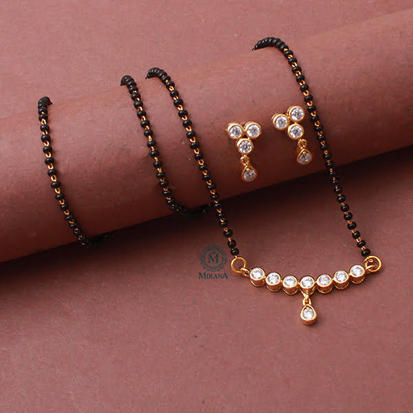 Sasha CZ Designer Mangalsutra Set