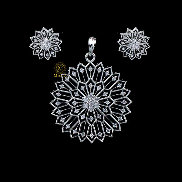 Zuri CZ Designer Pendant Set