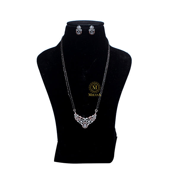 Tiara CZ Designer Mangalsutra Set