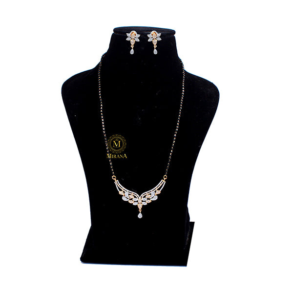 Isla CZ Designer Mangalsutra Set