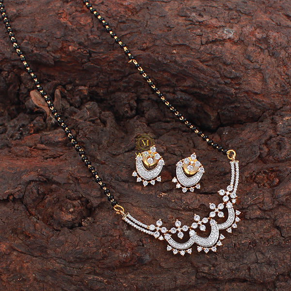 Briti CZ Designer Mangalsutra Set