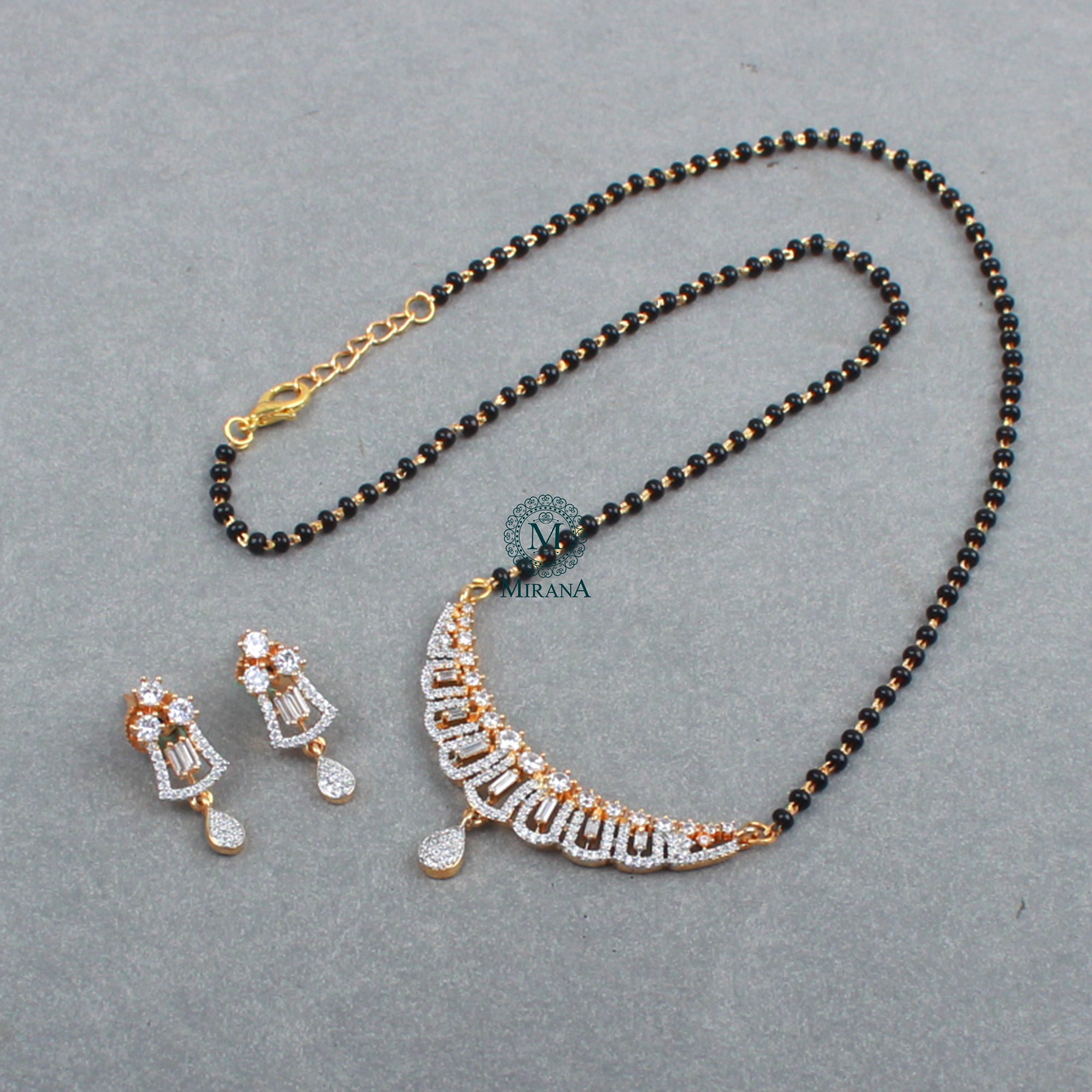 Hazel CZ Designer Mangalsutra Set