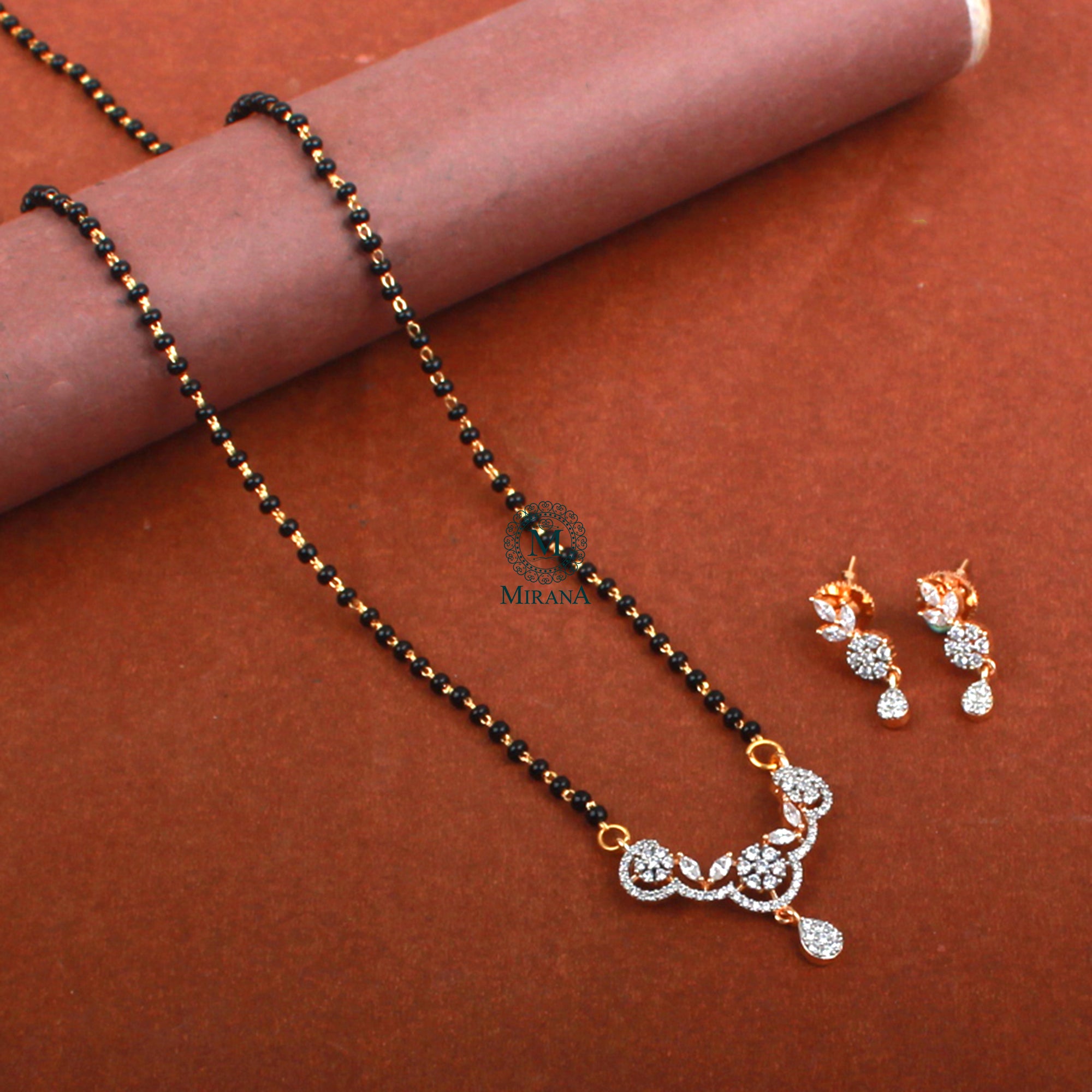 Delilah CZ Designer Mangalsutra Set