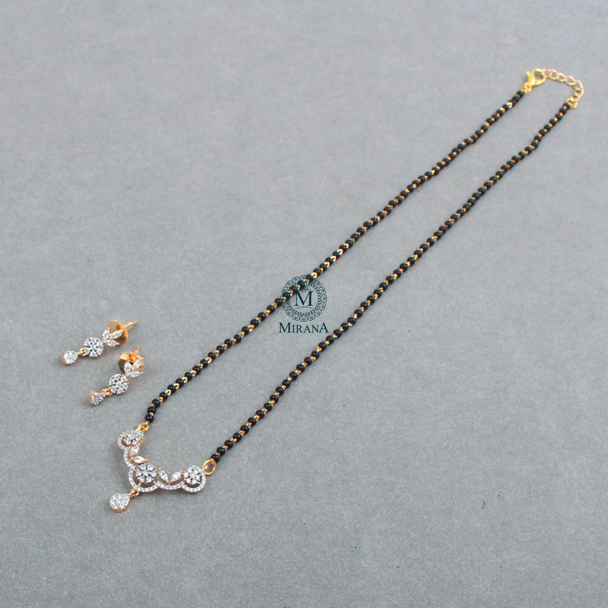 Delilah CZ Designer Mangalsutra Set