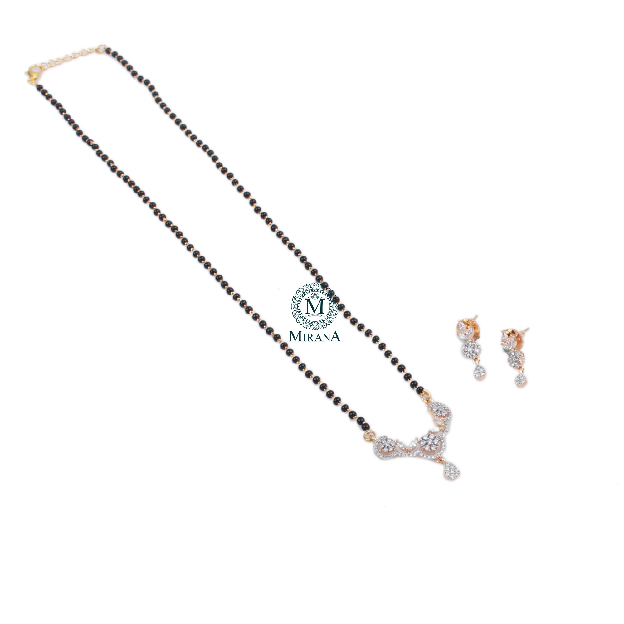 Delilah CZ Designer Mangalsutra Set