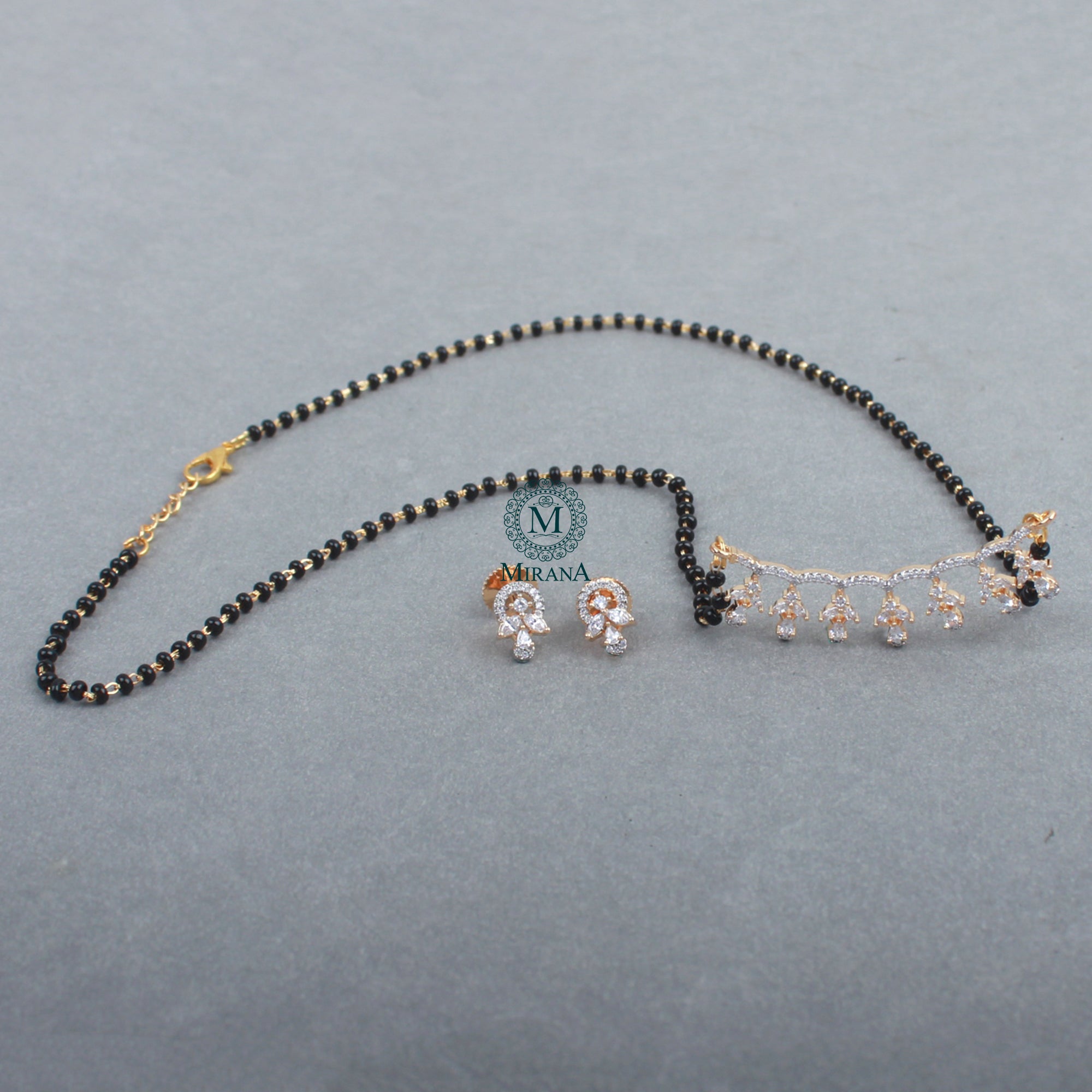 Millie CZ Designer Mangalsutra Set
