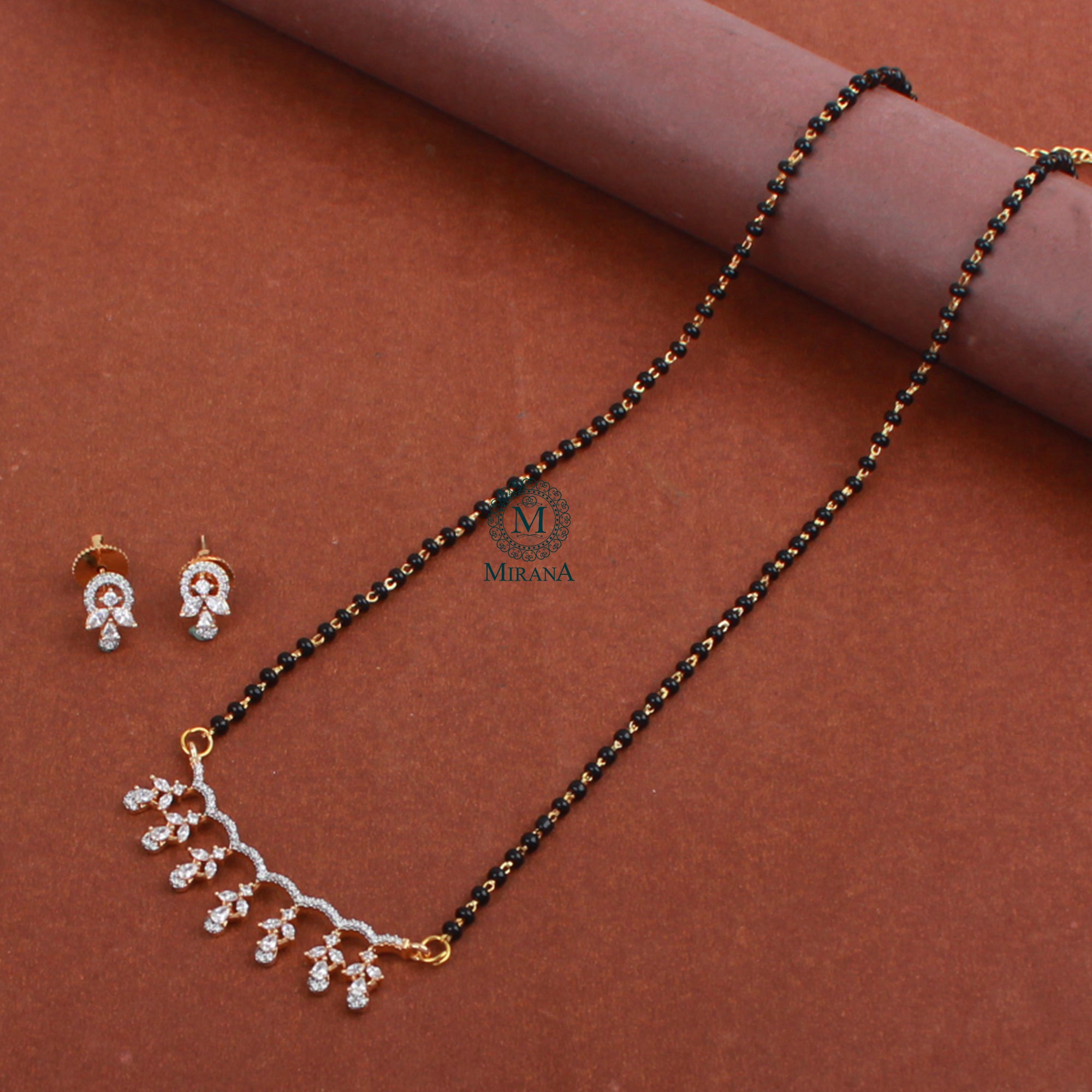 Millie CZ Designer Mangalsutra Set