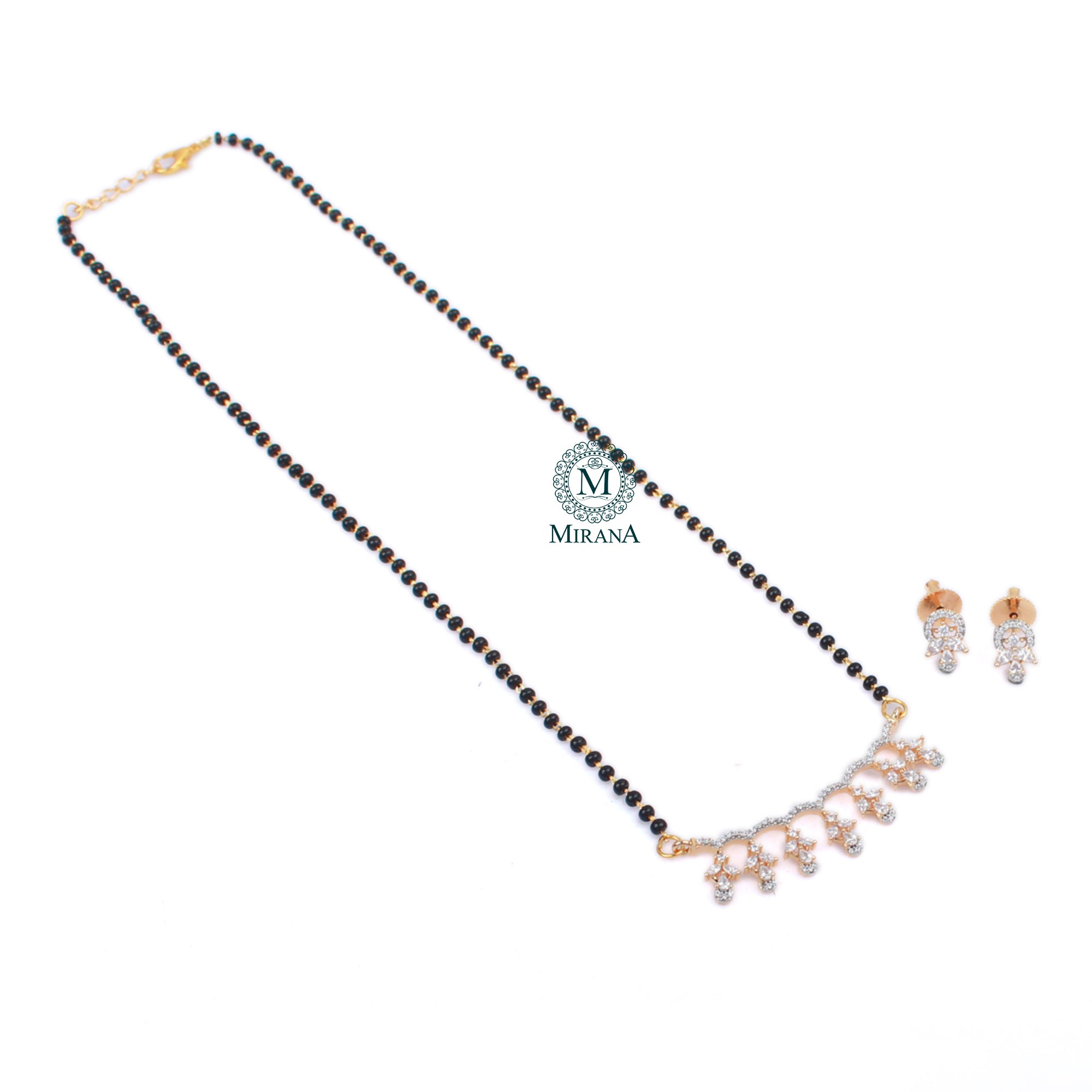 Millie CZ Designer Mangalsutra Set