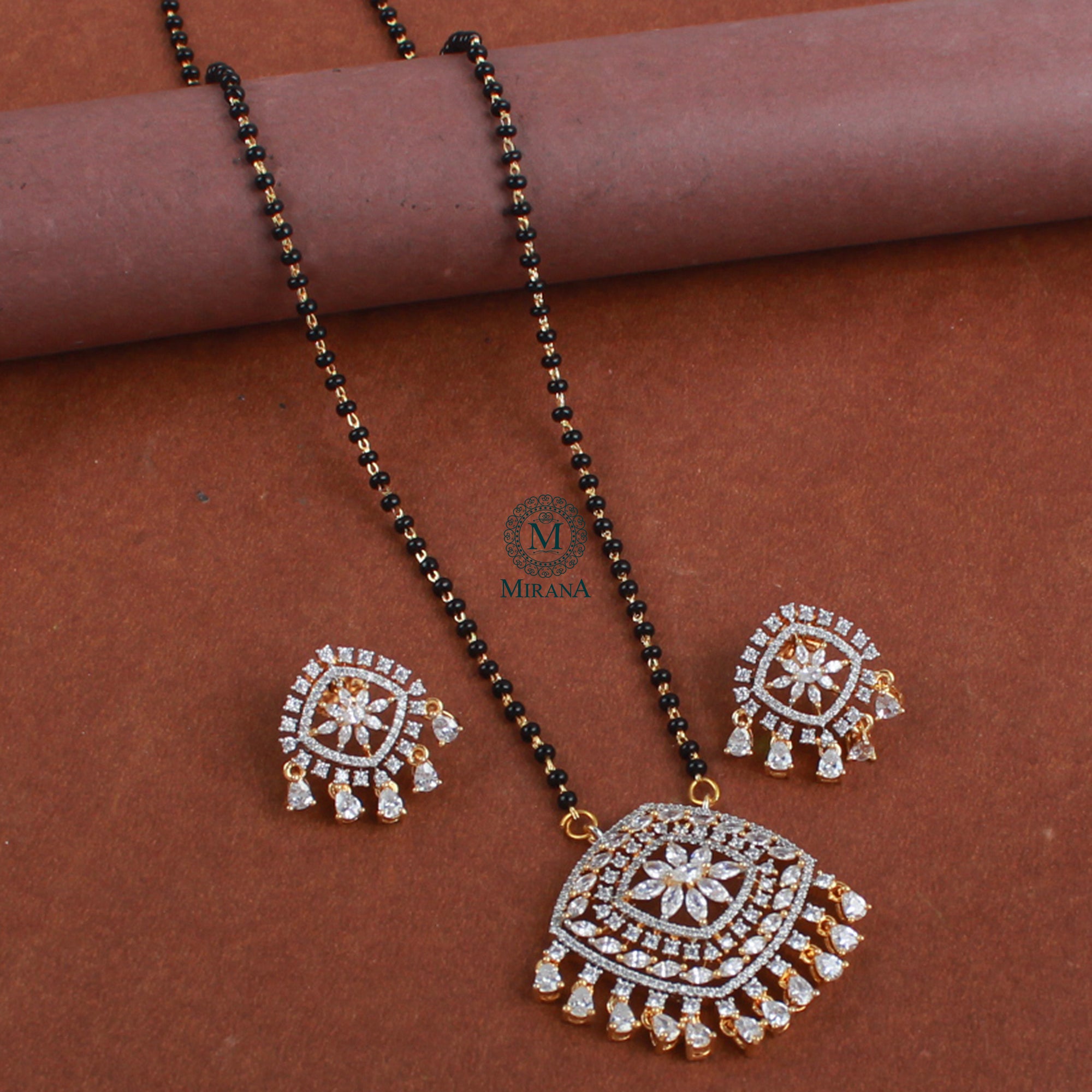 Claire CZ Designer Mangalsutra Set