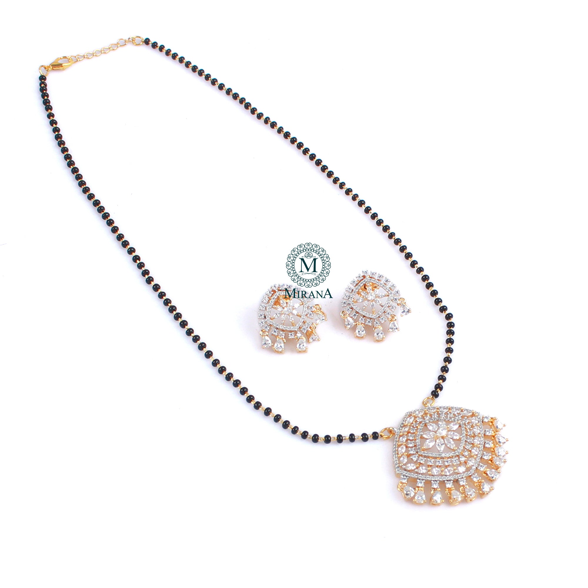Claire CZ Designer Mangalsutra Set