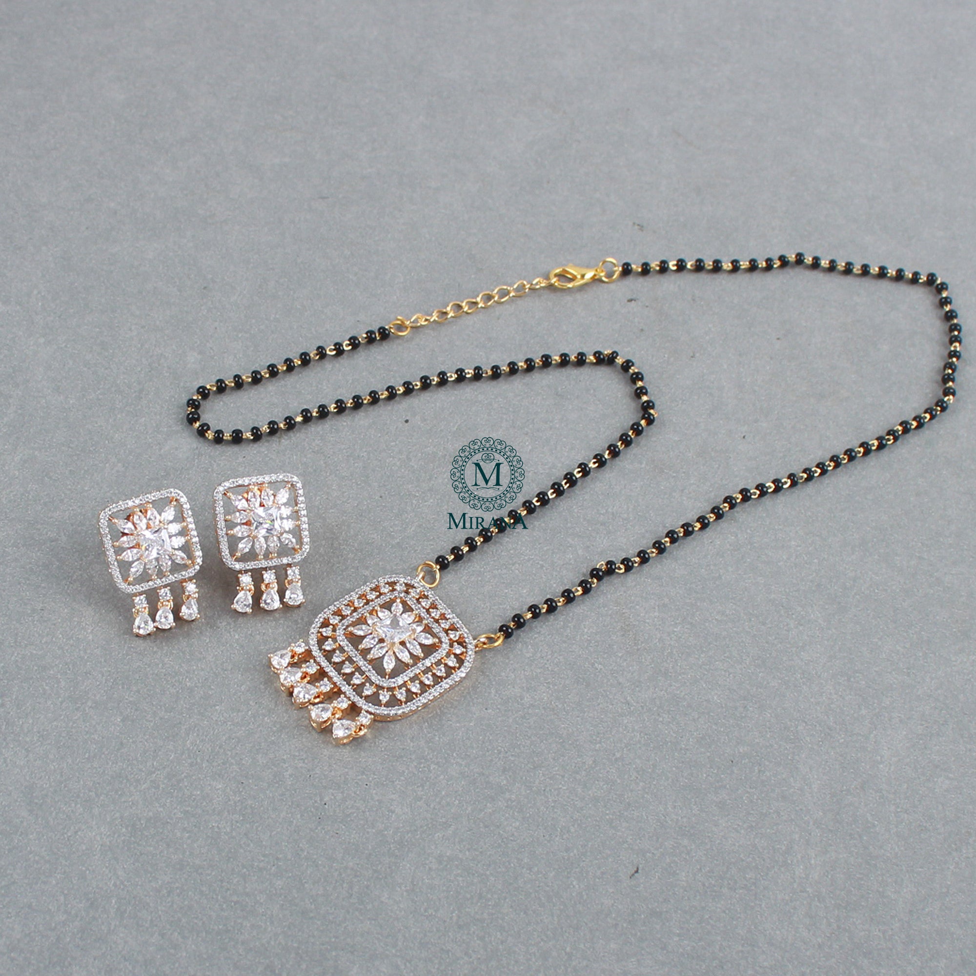 Elena CZ Designer Mangalsutra Set