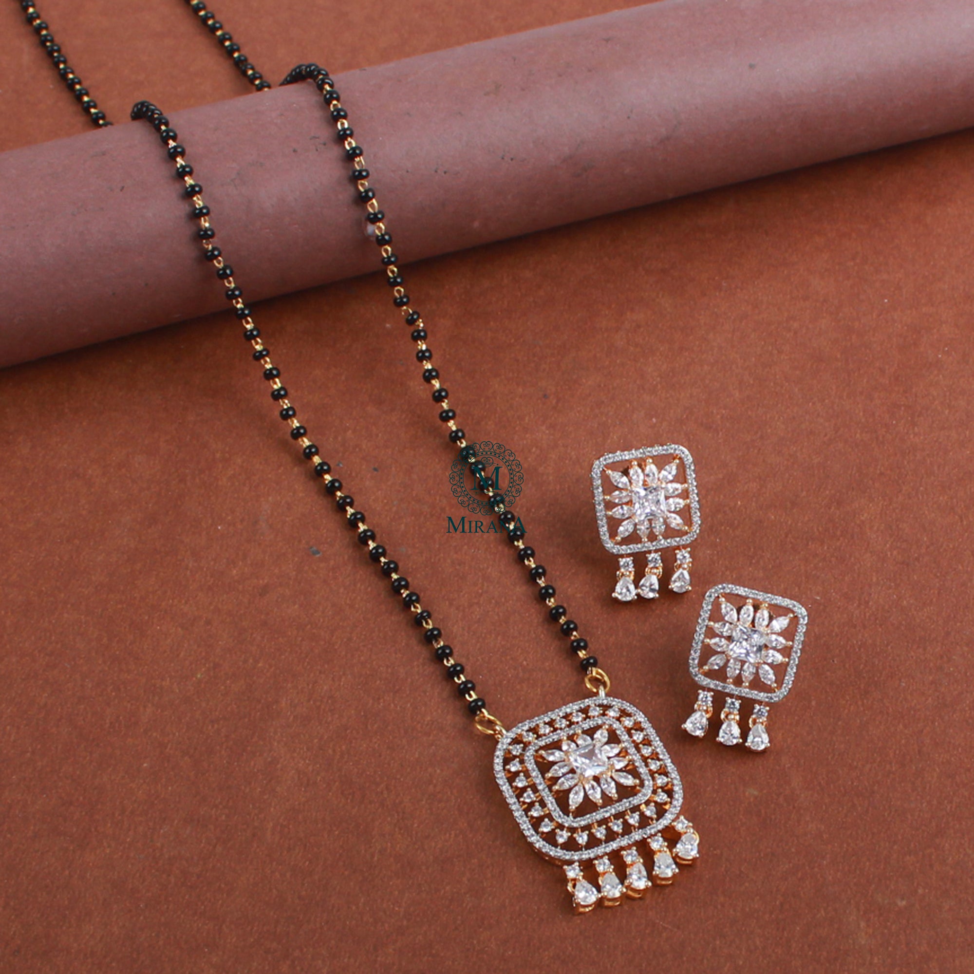 Elena CZ Designer Mangalsutra Set