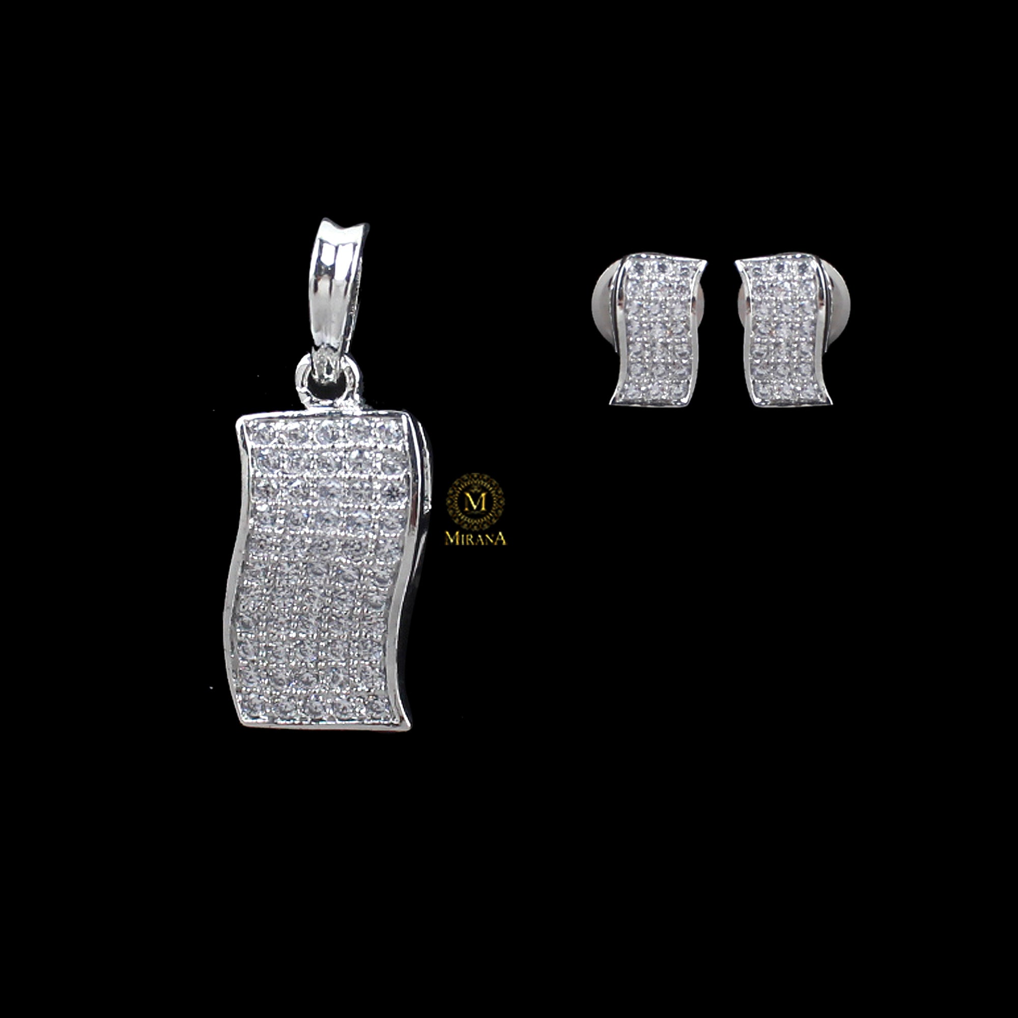 Naomi CZ Designer Pendant Set