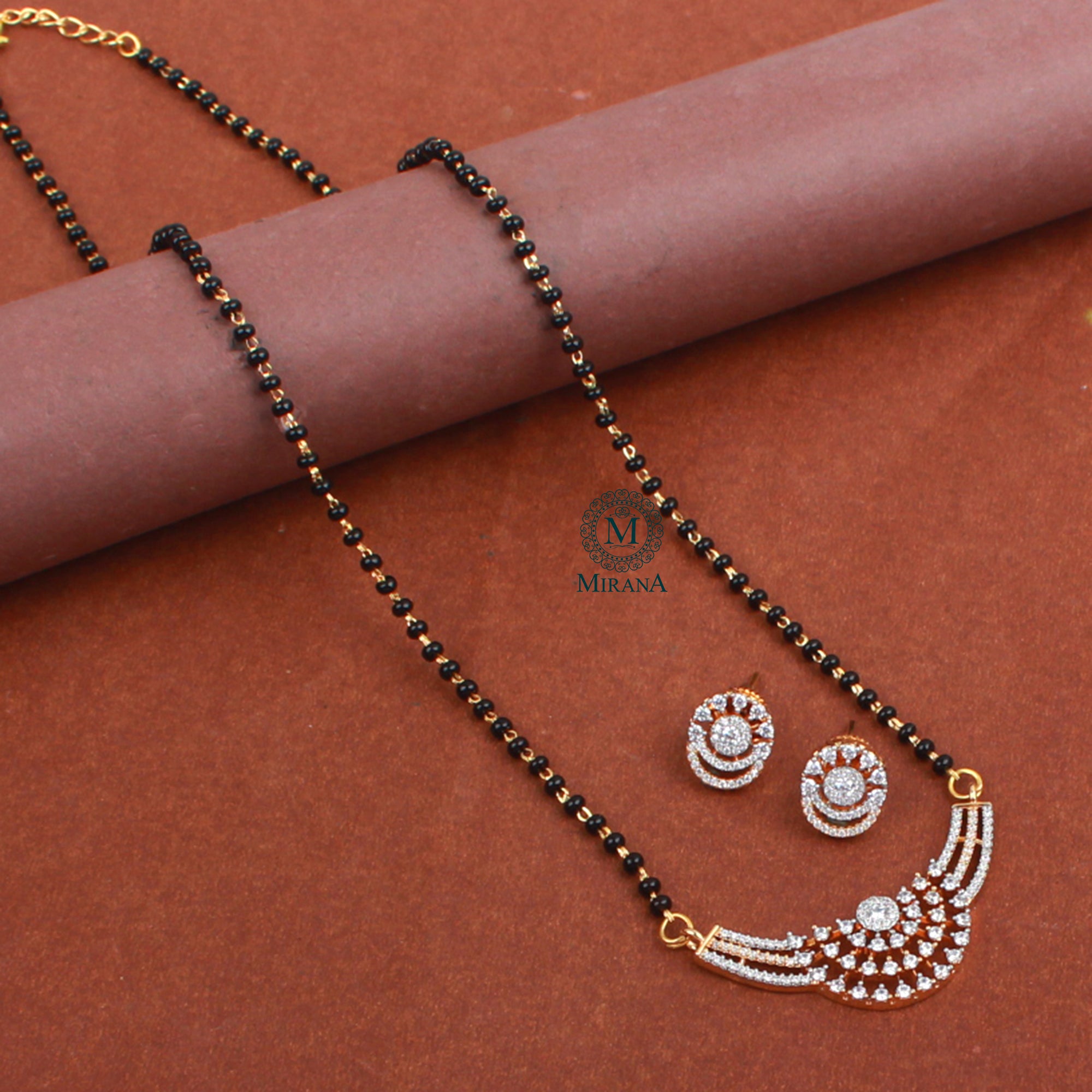 Delia CZ Designer Mangalsutra Set