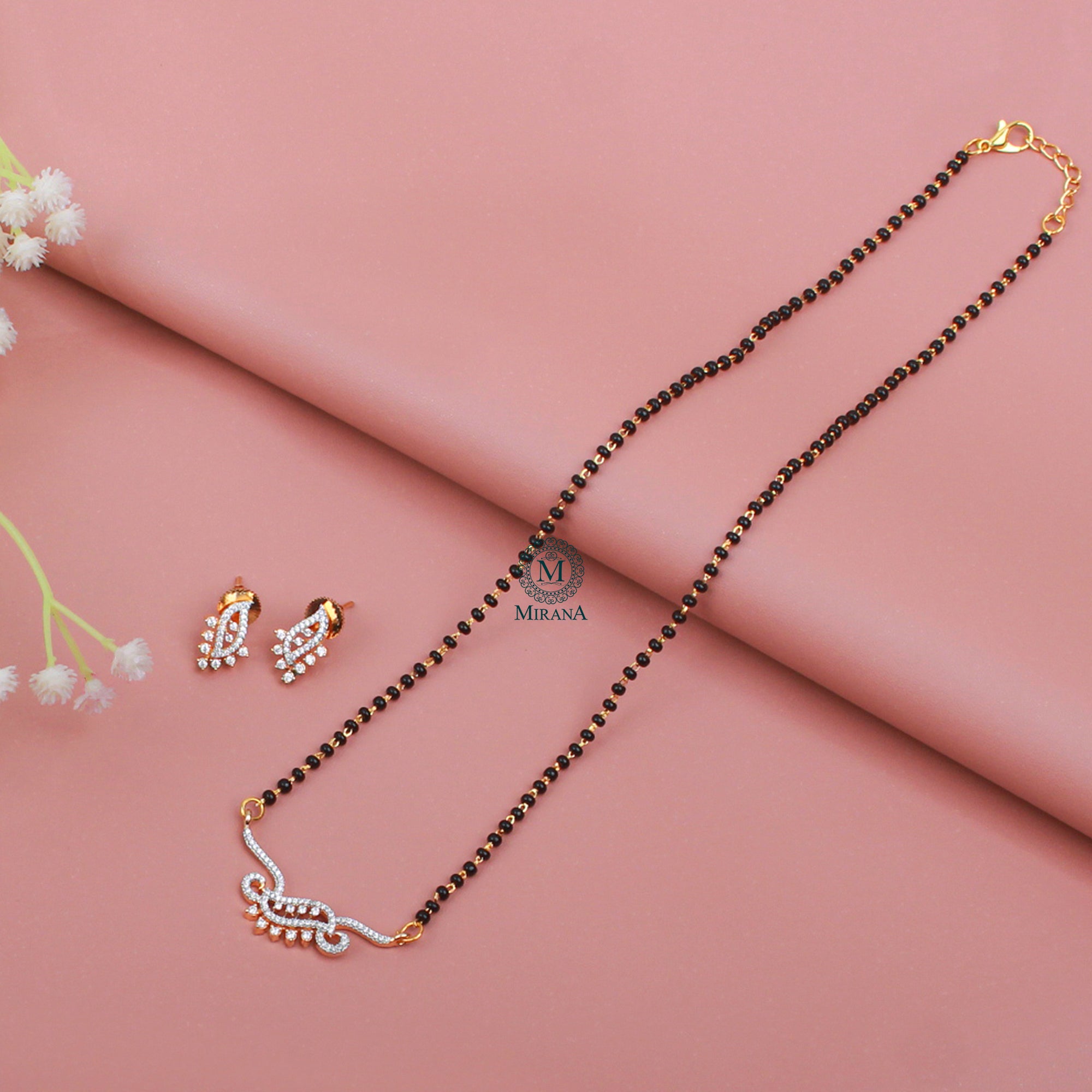 Amara CZ Designer Mangalsutra Set