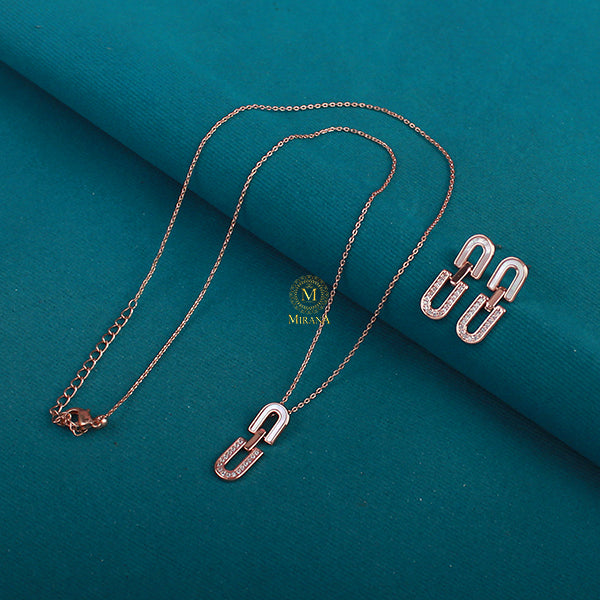 Della CZ Designer Pendant Set