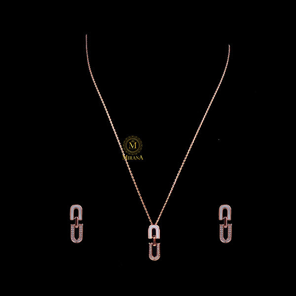 Della CZ Designer Pendant Set