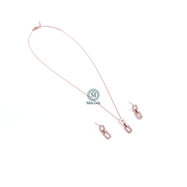 Della CZ Designer Pendant Set