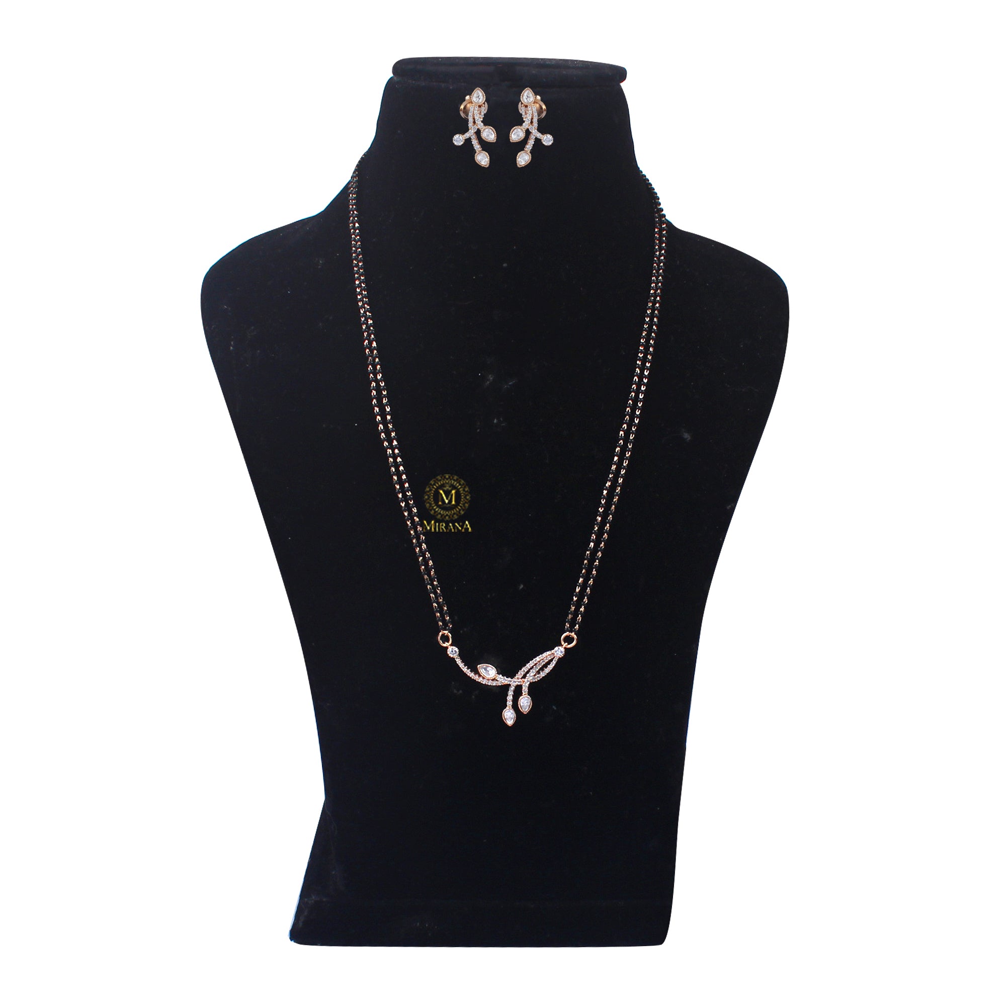 Sharvi CZ Designer Mangalsutra Set