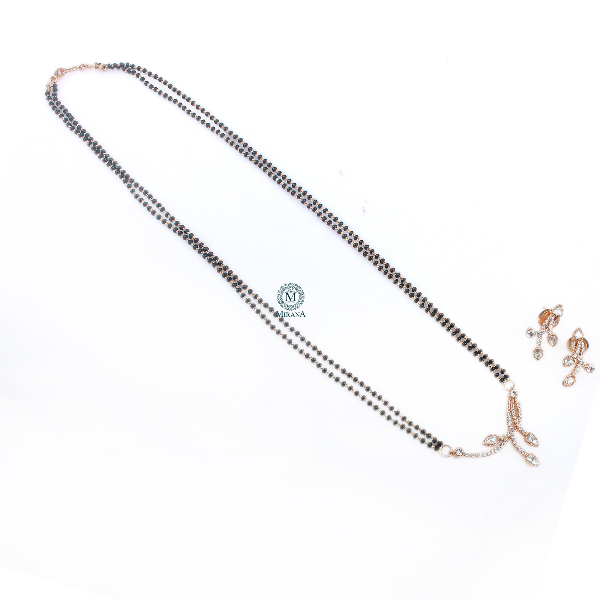 Sharvi CZ Designer Mangalsutra Set