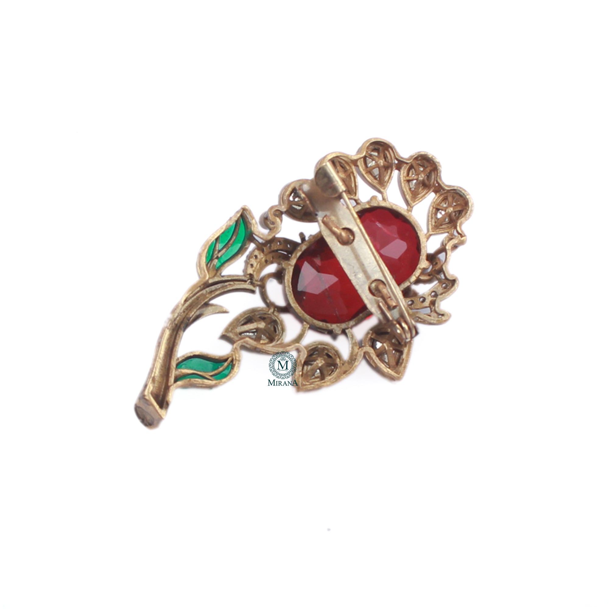 Vansh Moissanite Designer Brooch