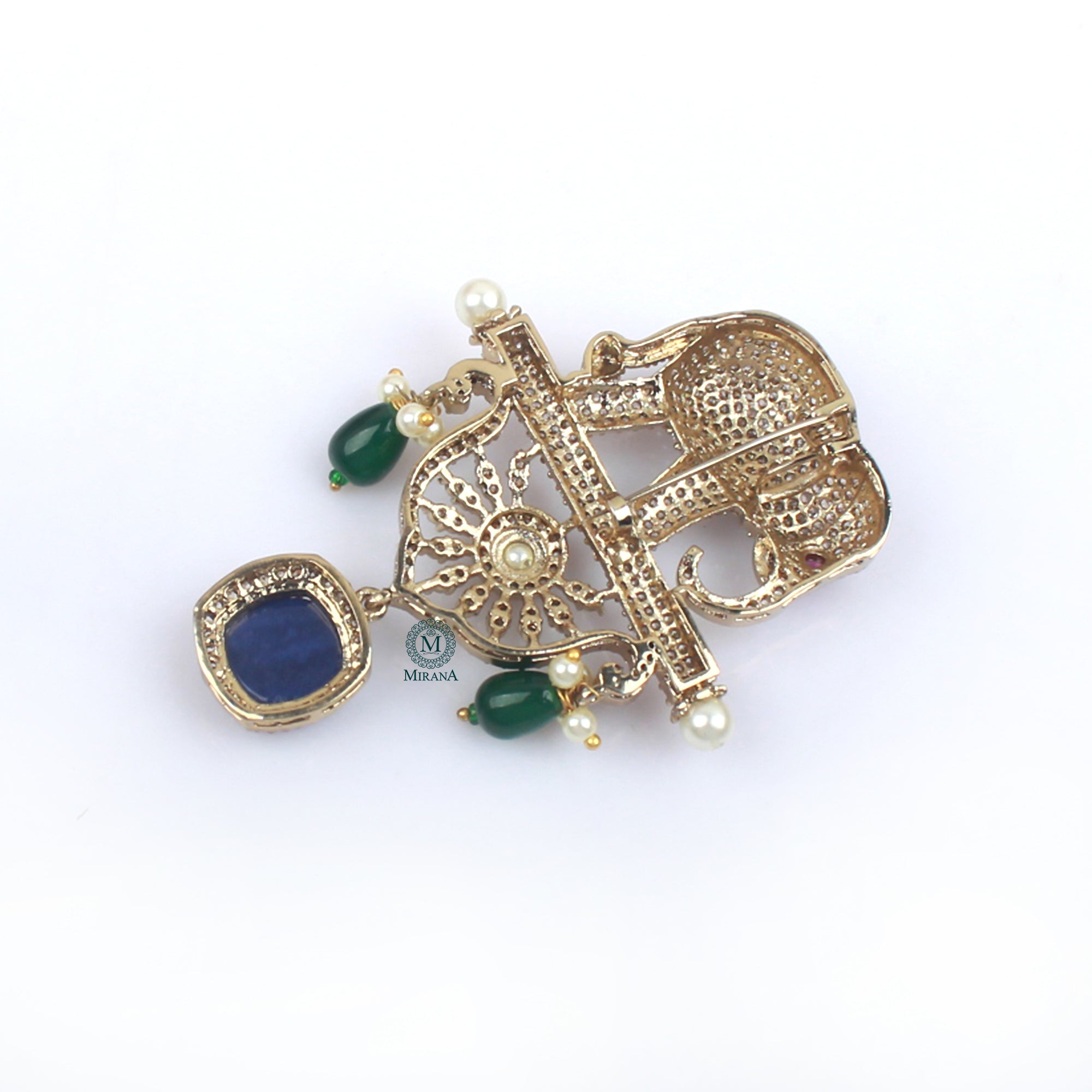 Vedant Pearl Designer Brooch
