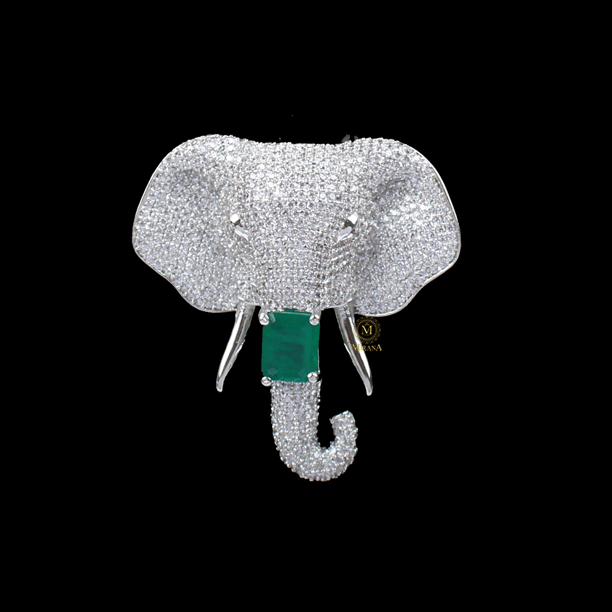 Riyan CZ Designer Brooch