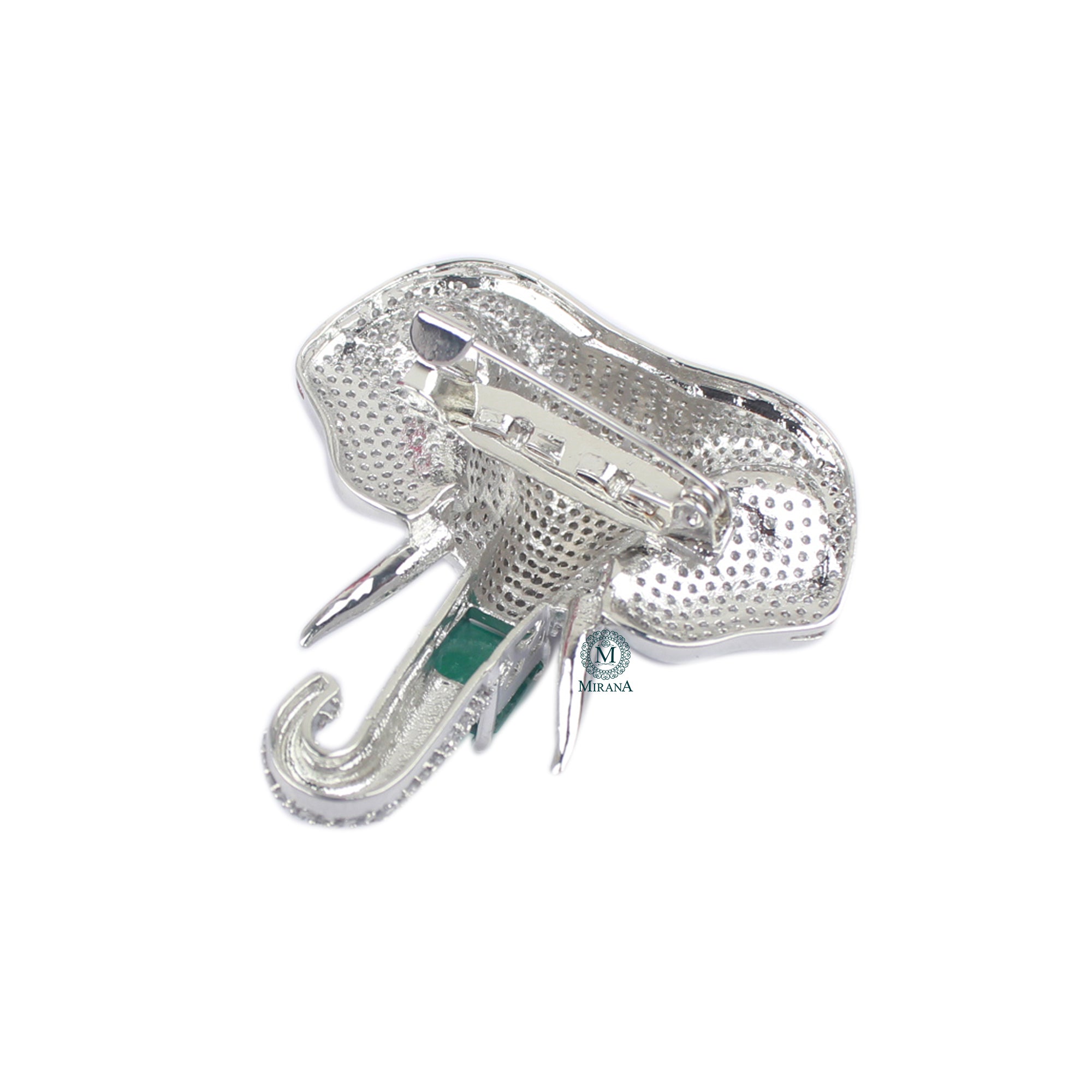 Riyan CZ Designer Brooch