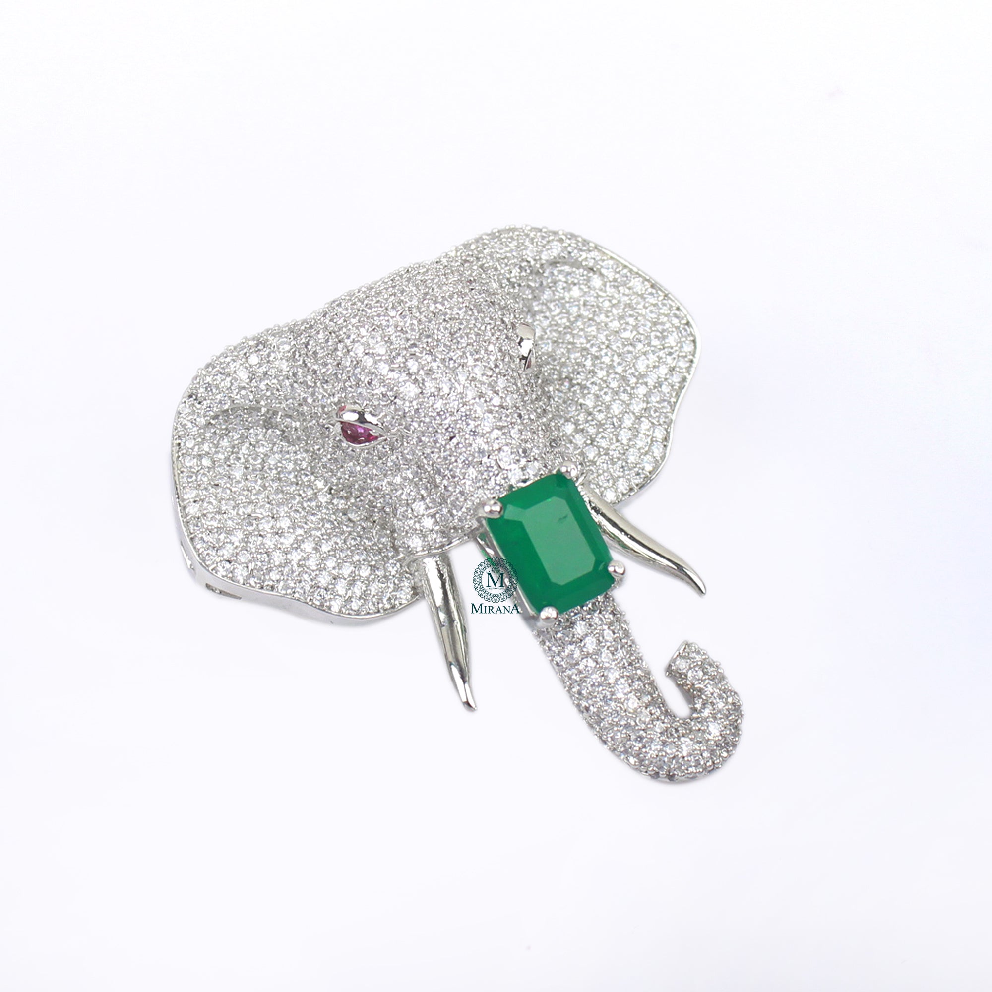 Riyan CZ Designer Brooch