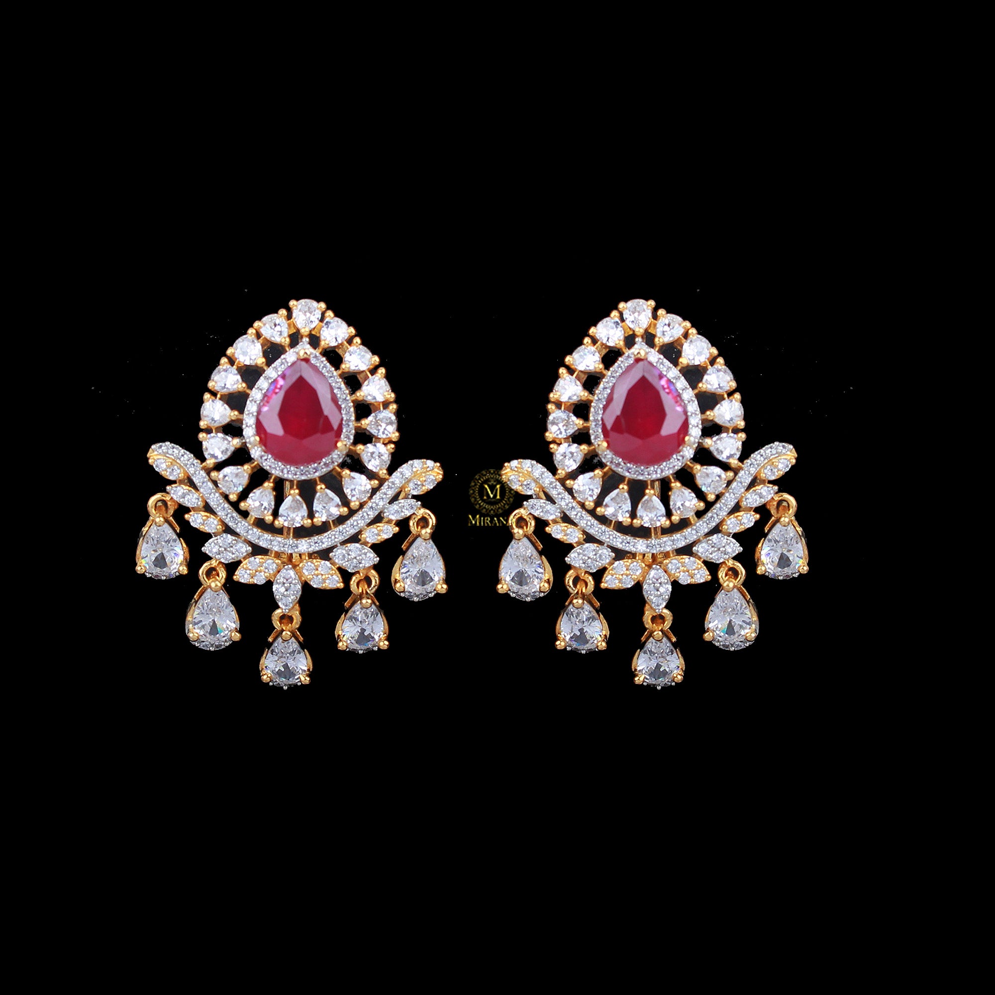 Anay CZ Designer Brooch