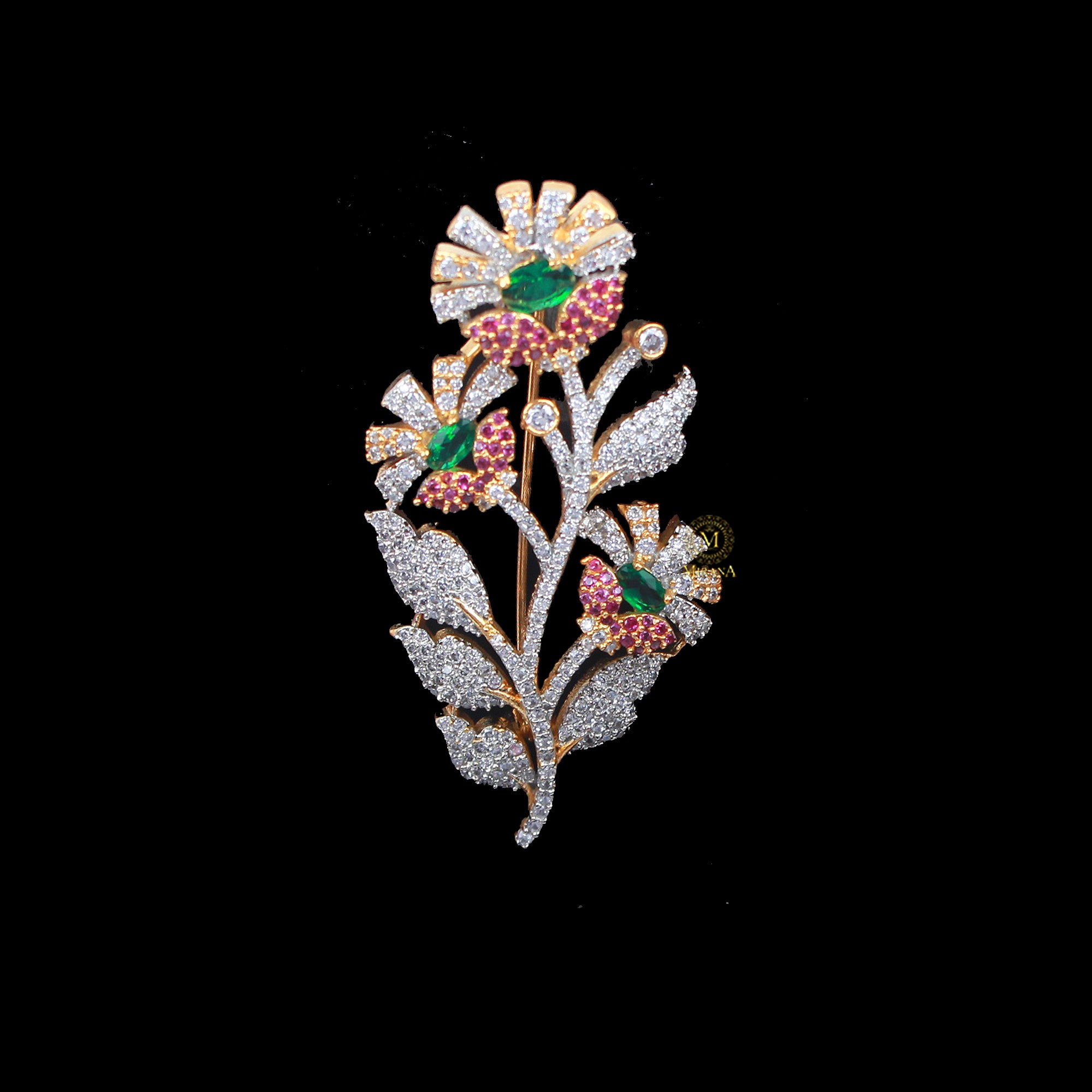 Kritik CZ Designer Brooch