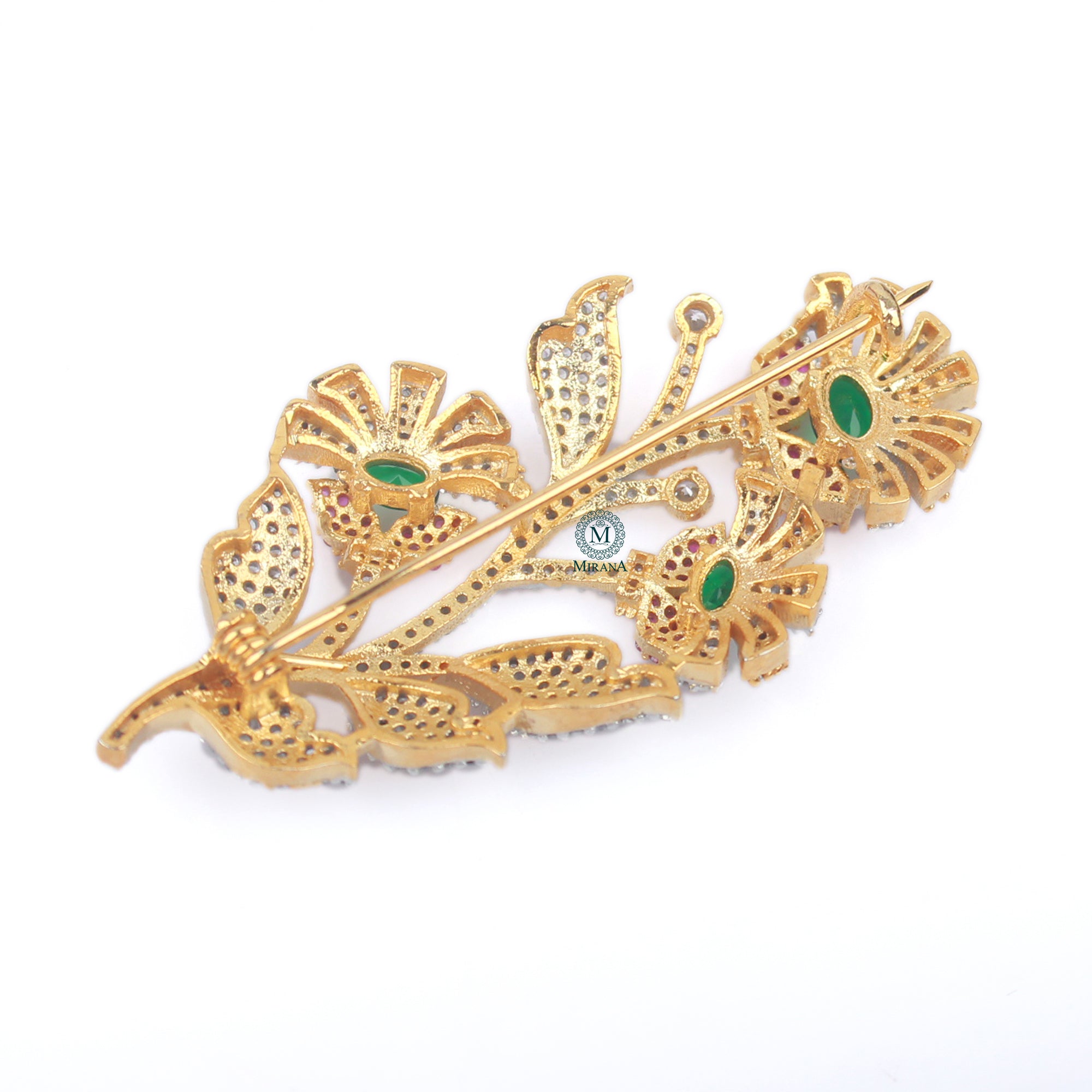 Kritik CZ Designer Brooch